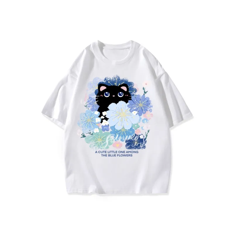 ILYOIL Drop Shoulder Sleeve T Shirt Unisex-0