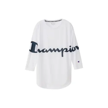 Champion Straight Long-Sleeved T-Shirt Japan Version Women's