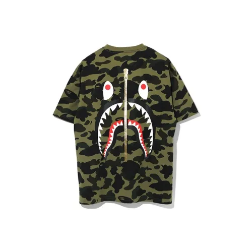 A BATHING APE Shark Series T-Shirts Women's