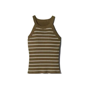 UNIQLO Tank Tops Women's Khaki