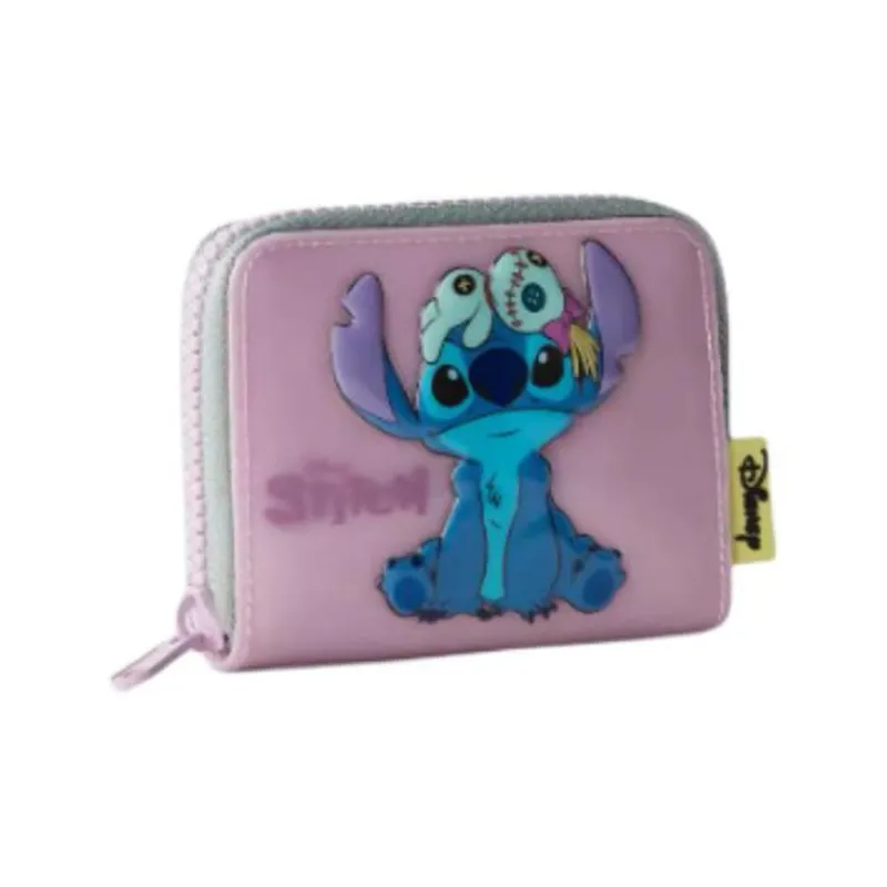 ZARA Disney, Collaboration Thermoplastic Polyurethane Wallet Kids' Pink & Blue-2