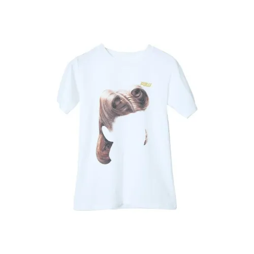 PushBUTTON T-Shirts Women's White