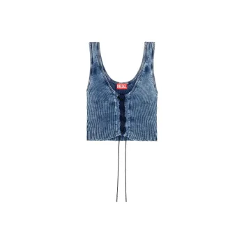 DIESEL Lace up Crop Top