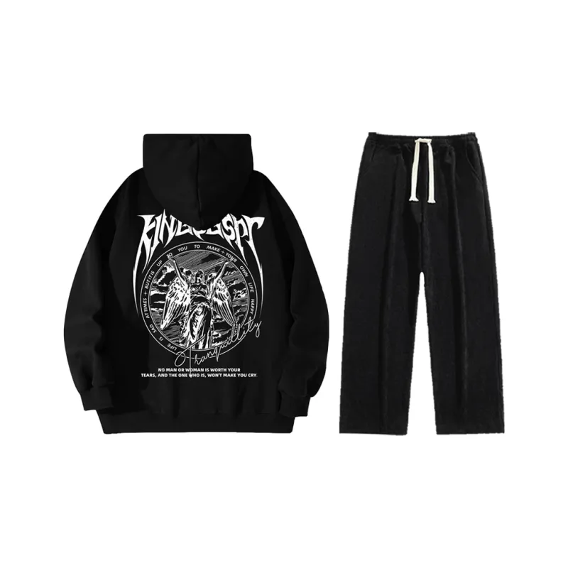 Kingsgspc Sweatshirt Set Unisex-0