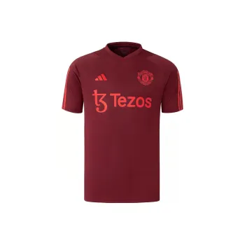 Adidas Manchester United Soccer Jerseys Men Dark Red