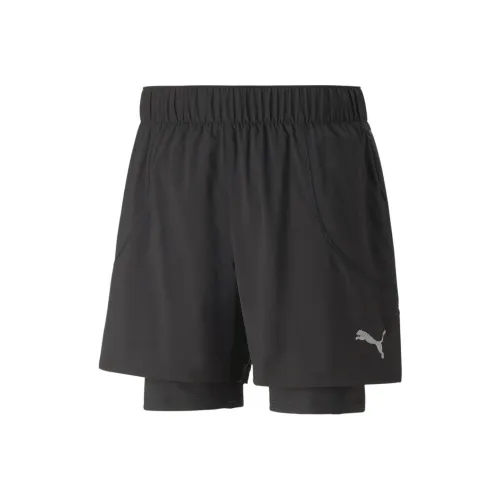 PUMA RUN 2IN1 5' SHORT Sports Shorts Men's Black