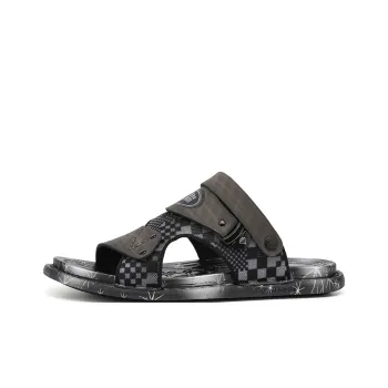 YUZHAOLIN Beach Sandals Men Black/Brown