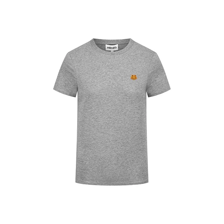 KENZO Tiger Logo Patch T shirt-0
