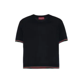 GUCCI Regular T Shirt Women's Blue