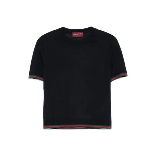 GUCCI Regular T Shirt Women's Blue