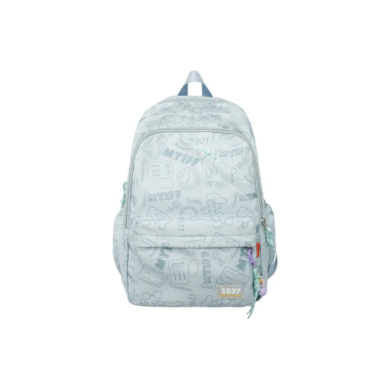 ZOGA Nylon Backpack Unisex Multicolor-6