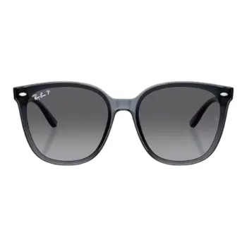 RayBan Injection Molded Irregular Shape Sunglasses Unisex Black