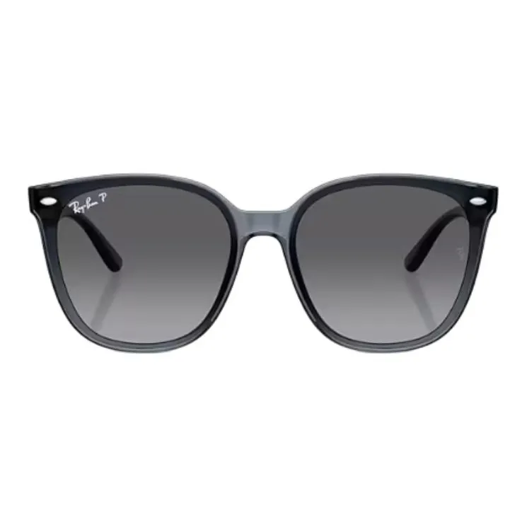 RayBan Injection Molded Irregular Shape Sunglasses Unisex Black-0