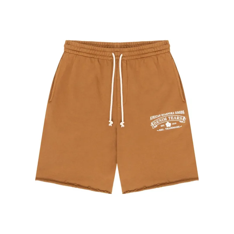 Denim Tears Sports Shorts Unisex Brown-0