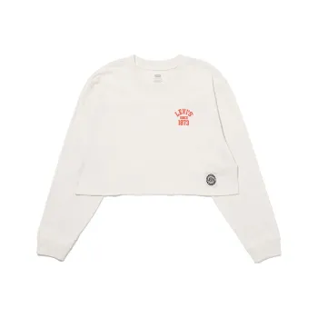 Levis Crop Tops Women's White
