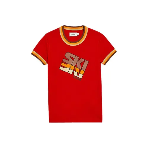 COACH T Shirts Women's Red