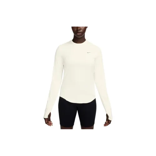 Nike T Shirts Women's Ecru
