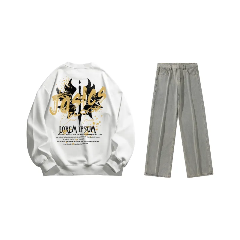 Jaslcs Sweatshirt Sets Unisex-2