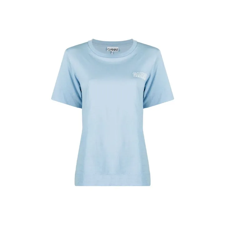GANNI T-Shirts Women's Blue-0