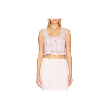 LOVESHACKFANCY Tank Tops Women's Pink