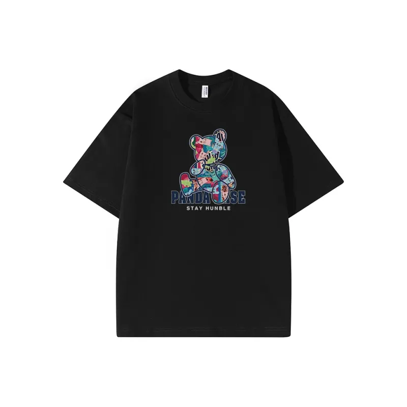 PANDA BASE T Shirts Unisex-4