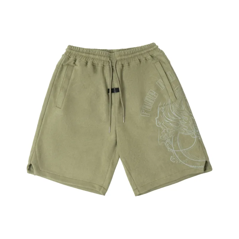 LUJIAMEN Four Spirits Sports Shorts Unisex-11