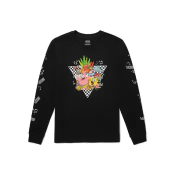 Spongebob Squarepants X Vans X SPONGEBOB T Shirts Women's Black