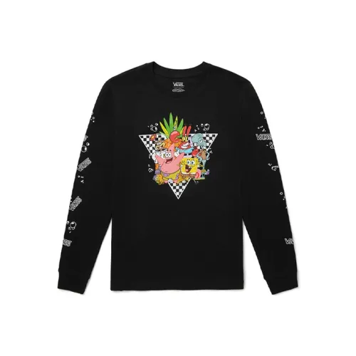 Spongebob Squarepants X Vans X SPONGEBOB T Shirts Women's Black