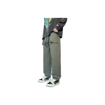 FASTFISH Casual Pants Unisex Army Green