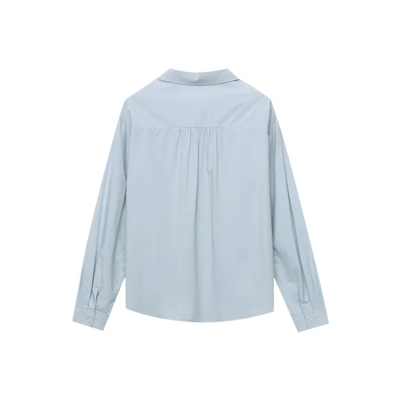 CHARM PICK Shirt Women's Lake Blue-1