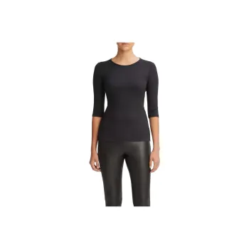 VINCE Fine ribbed Top