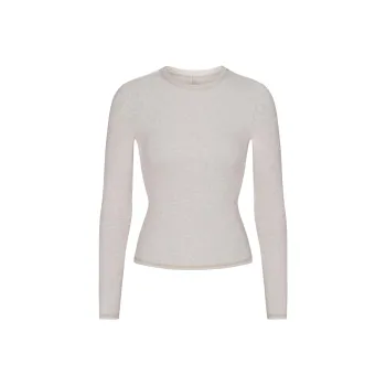 Skims T-Shirts Women's HEATHER OATMEAL/Oat