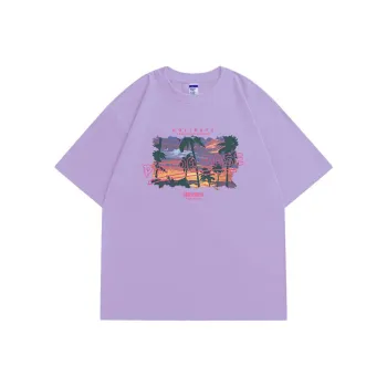 PANDA BASE Drop Shoulder Sleeve T Shirt Women's