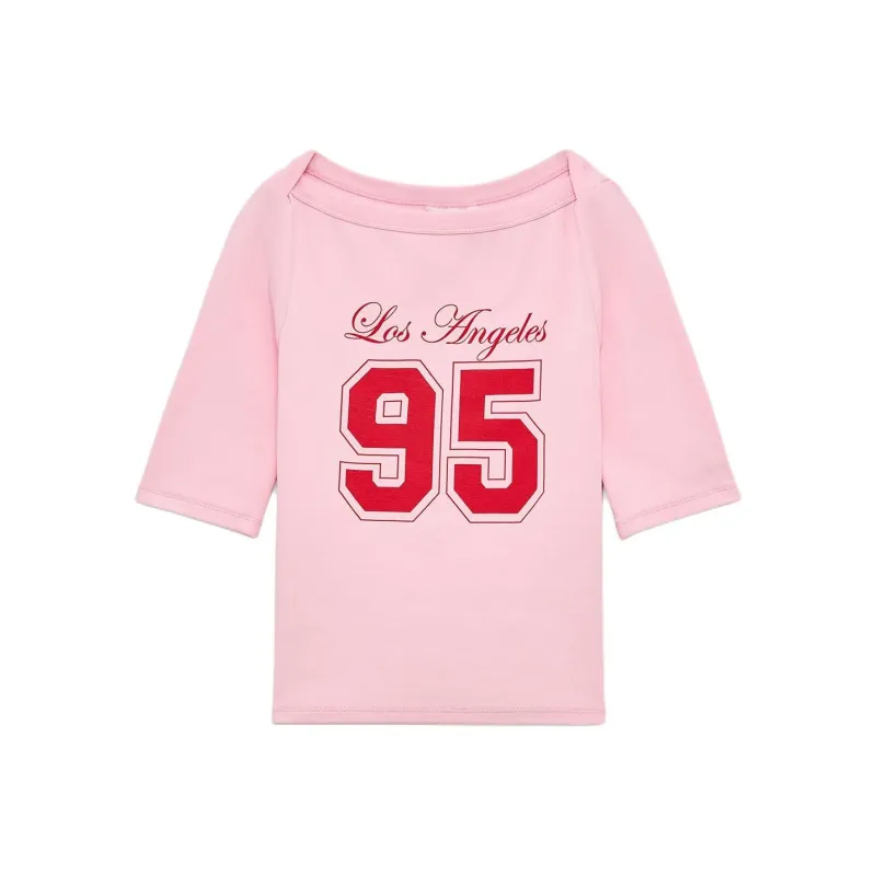 ZARA T Shirts Women's Pink-0