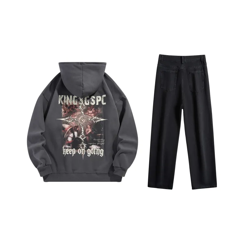 Kingsgspc Sweatshirt Set Unisex-30
