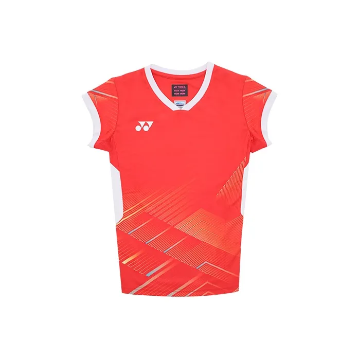 YONEX Regular T Shirt Women's Clear Bright Red-0