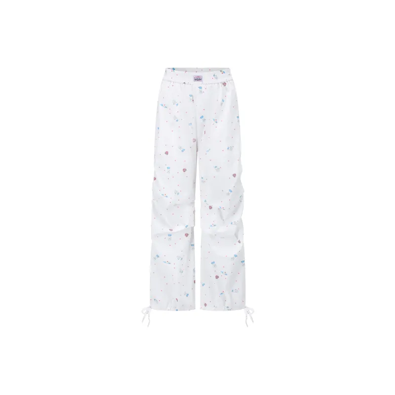 Alexia Sandra Rabbit Series Casual Pants Unisex White-0