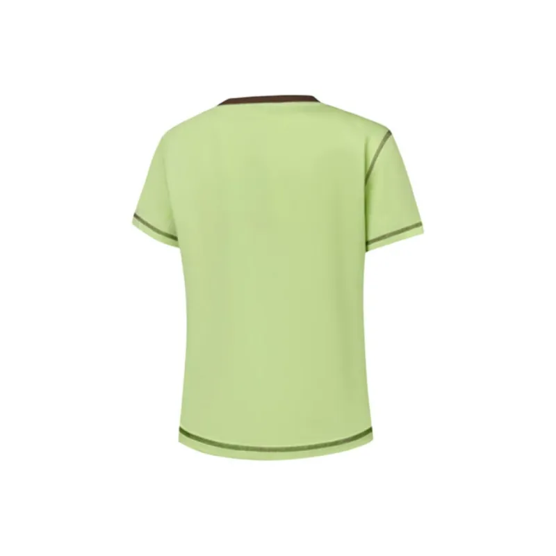 QIAODAN Sports Life Collection T Shirt Women's Bamboo Grove Green-1