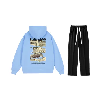 UMBNESS Sweatshirt Sets Unisex