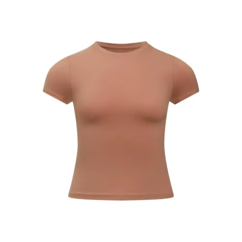 for Armour Meridian T Shirt Women's Mocha Rose Red