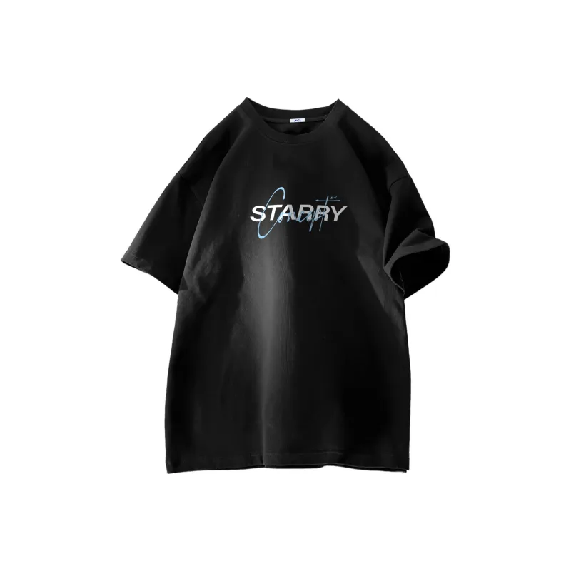 Warrior Huichao Riding The Wind Collection Drop Shoulder Sleeve T Shirt Unisex-5