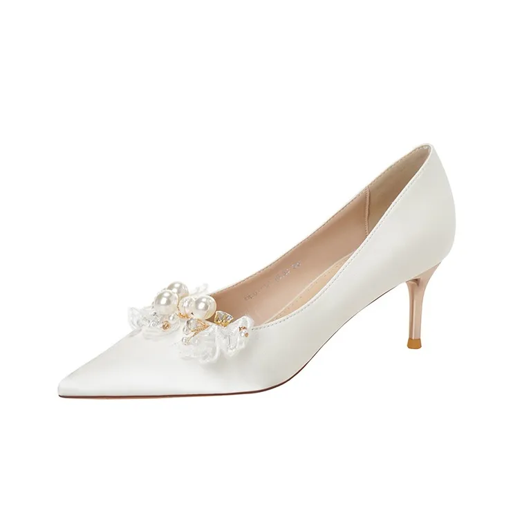 Zomila Slim Heel High Heels Women's Ecru-5
