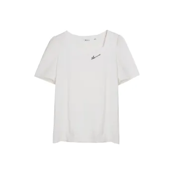 Olrain T Shirts Women's Ecru