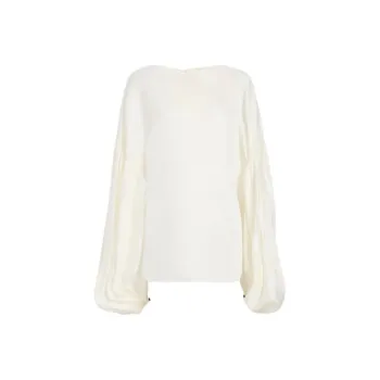 KHAITE The Quico Puff-Sleeved Blouse