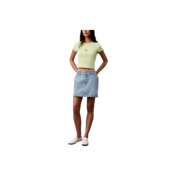 CALVIN KLEIN T Shirt Women's Light Green