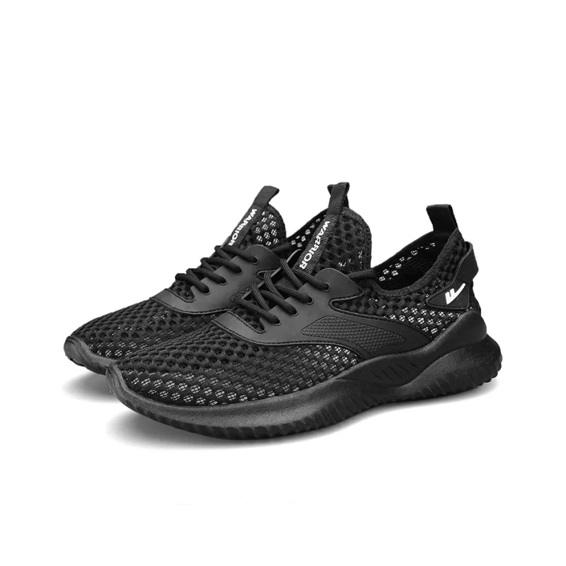 Warrior Slip Resistant, Abrasion Resistant, Breathable, Lightweight, Height Increasing Low Top Running Shoes Men's-2
