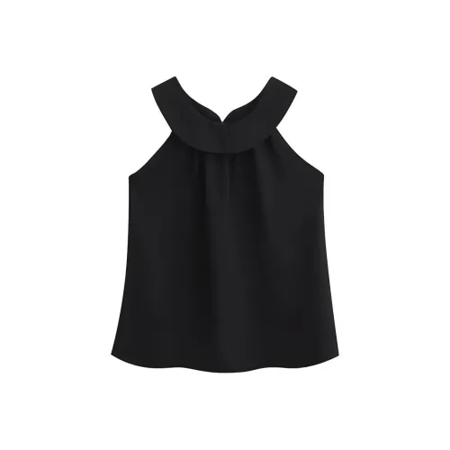 PZGE Tank Tops Women's Black