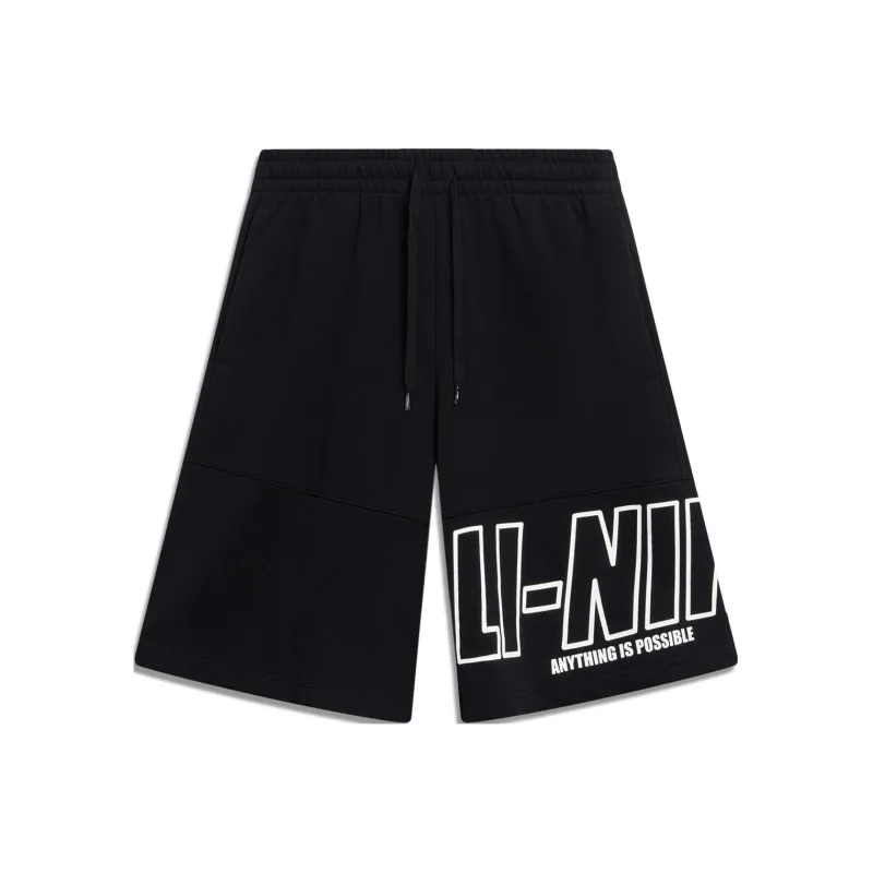 LiNing Sports Fashion Collection Sports Shorts Men's Black-0