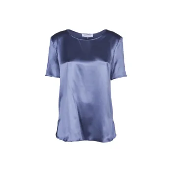 MaxMara Crewneck Satin Top
