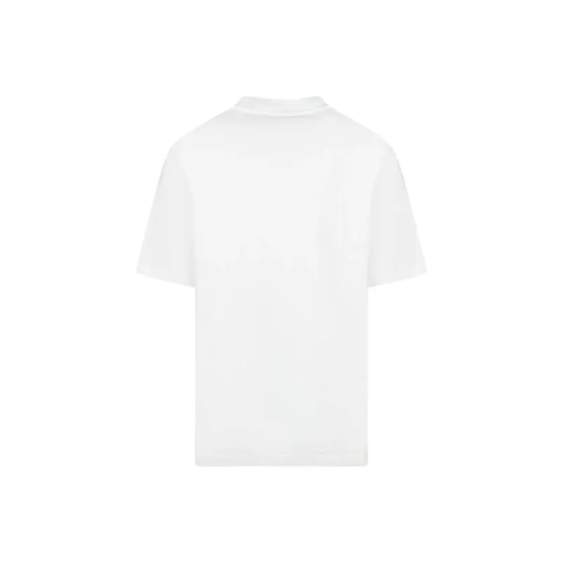 Drôle De Monsieur Embroidered detail T shirt-1